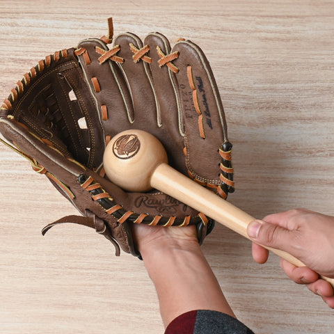 Baseball Glove Basic Break In Kit - Baseball Mallet and Glove Wrap Baseball Glove Basic Break In Kit - Baseball Mallet and Glove Wrap