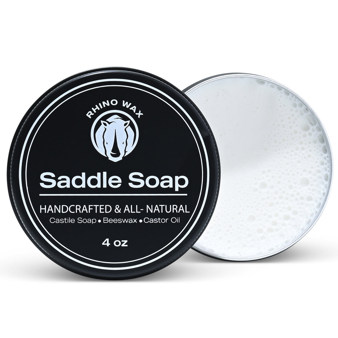 Saddle Soap for Leather Cleaning - 100% All Natural (4oz)
