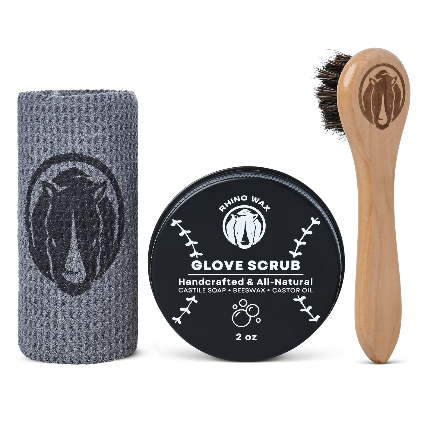 Baseball Glove Scrub Kit (3 pieces)