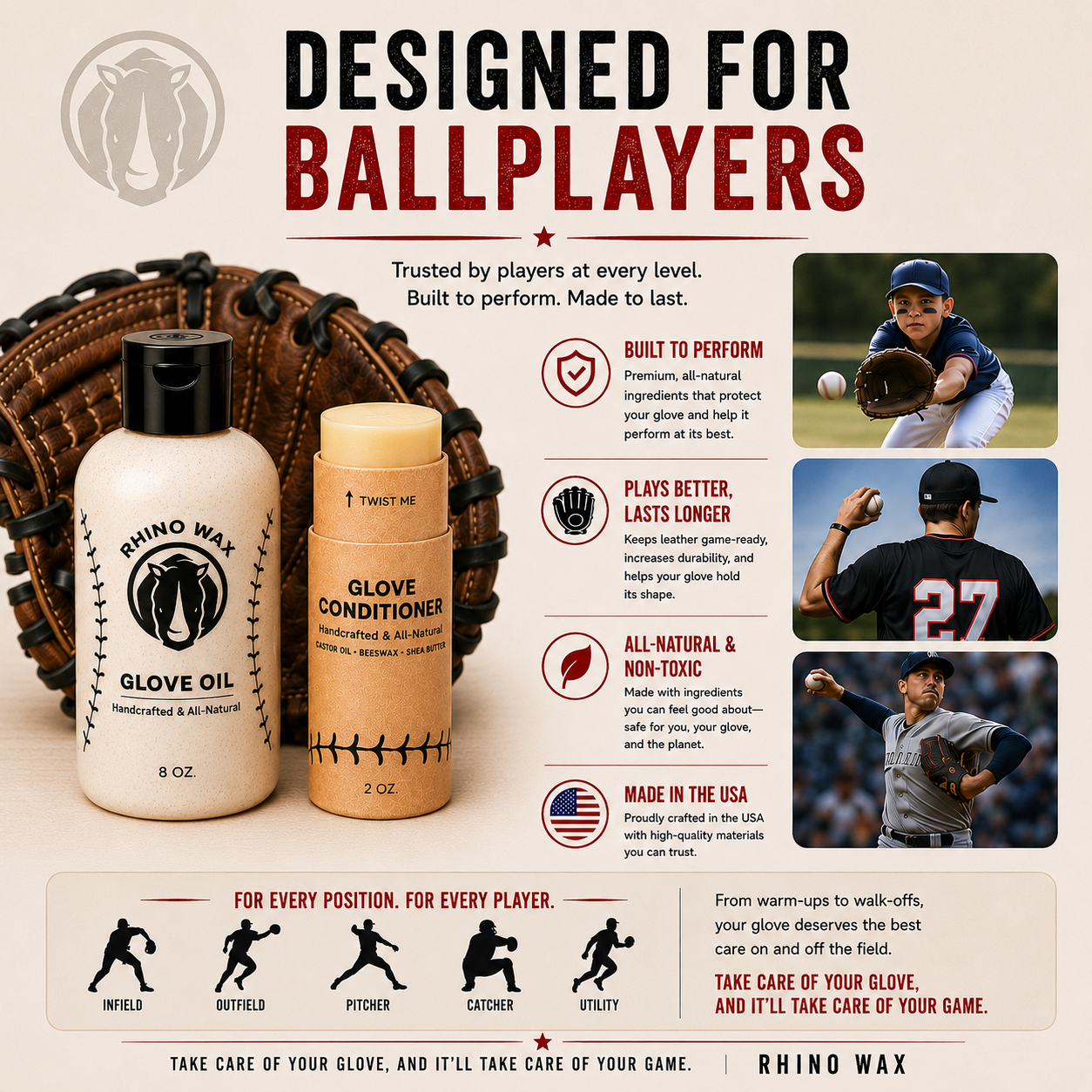 Baseball Glove Ultimate Break In Kit