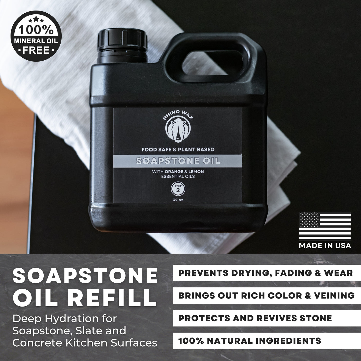 Soapstone Oil -Refill - 32oz