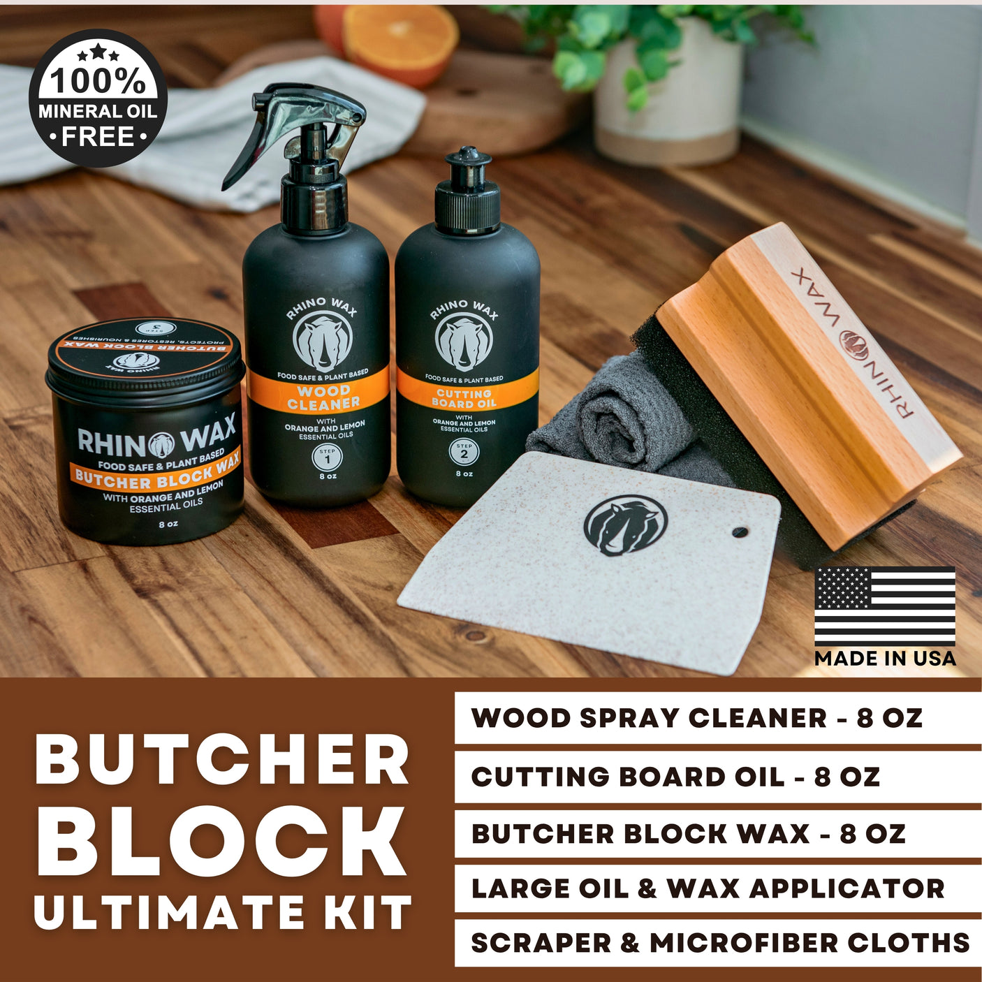 Butcher Block Ultimate Care Kit