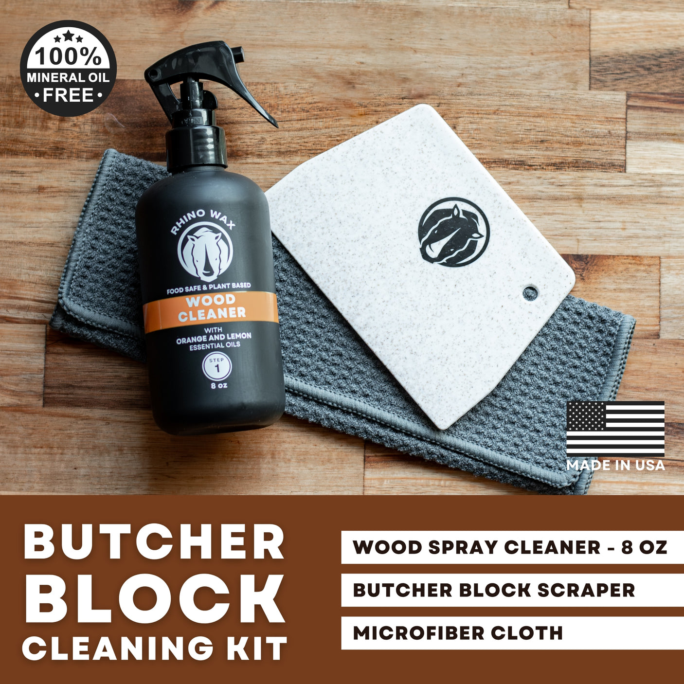 Butcher Block Cleaning Kit