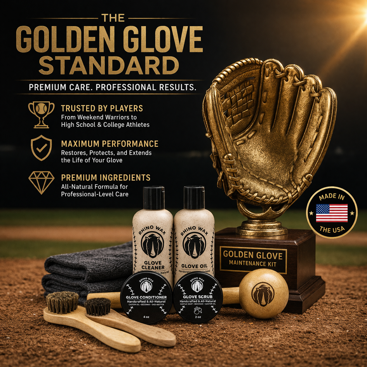 Baseball Golden Glove Kit