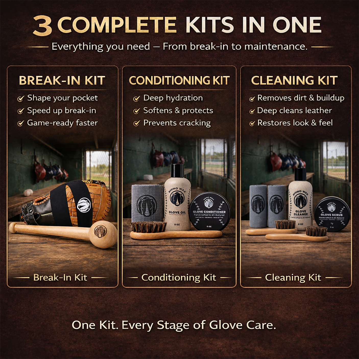 Baseball Golden Glove Kit