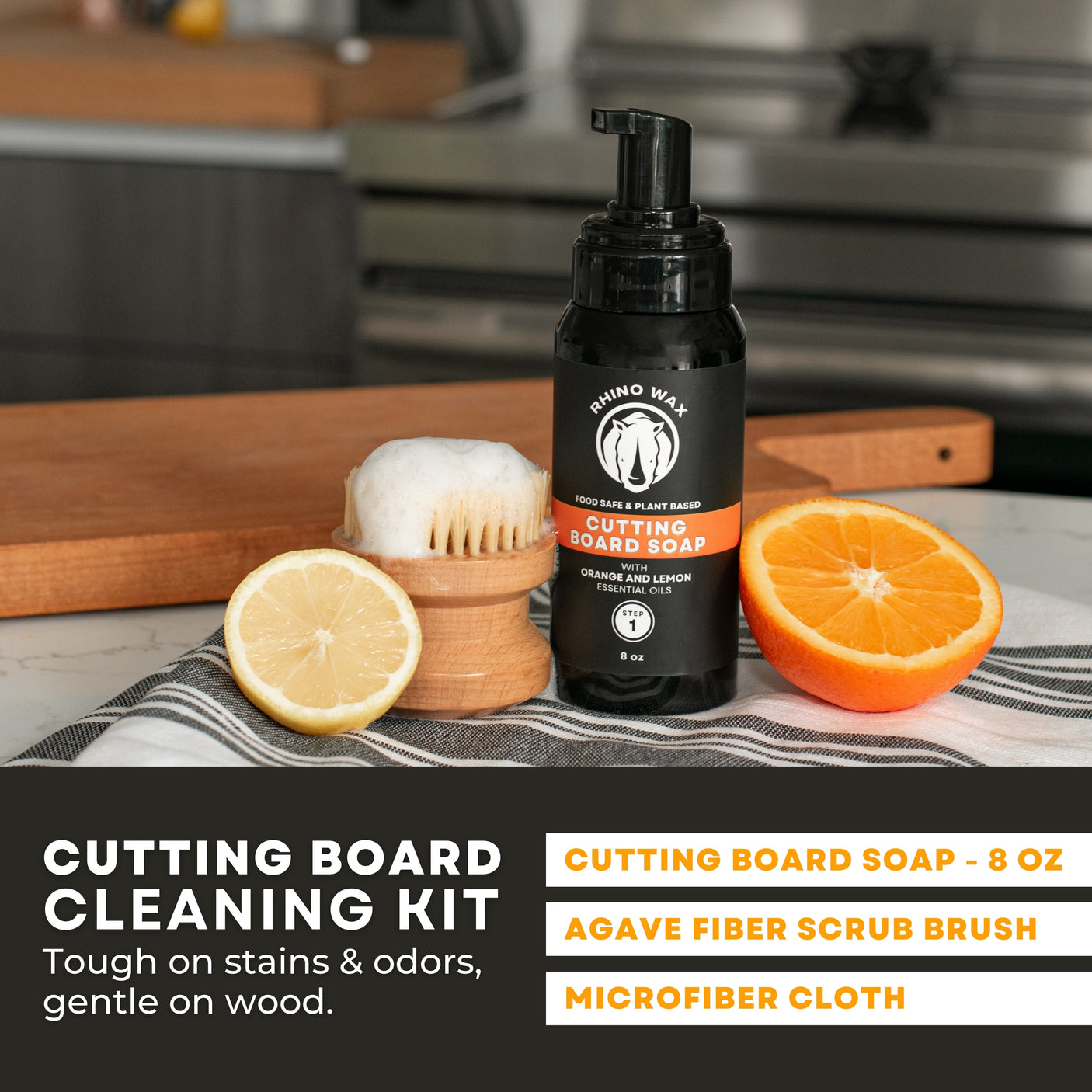 Cutting Board Cleaning Kit
