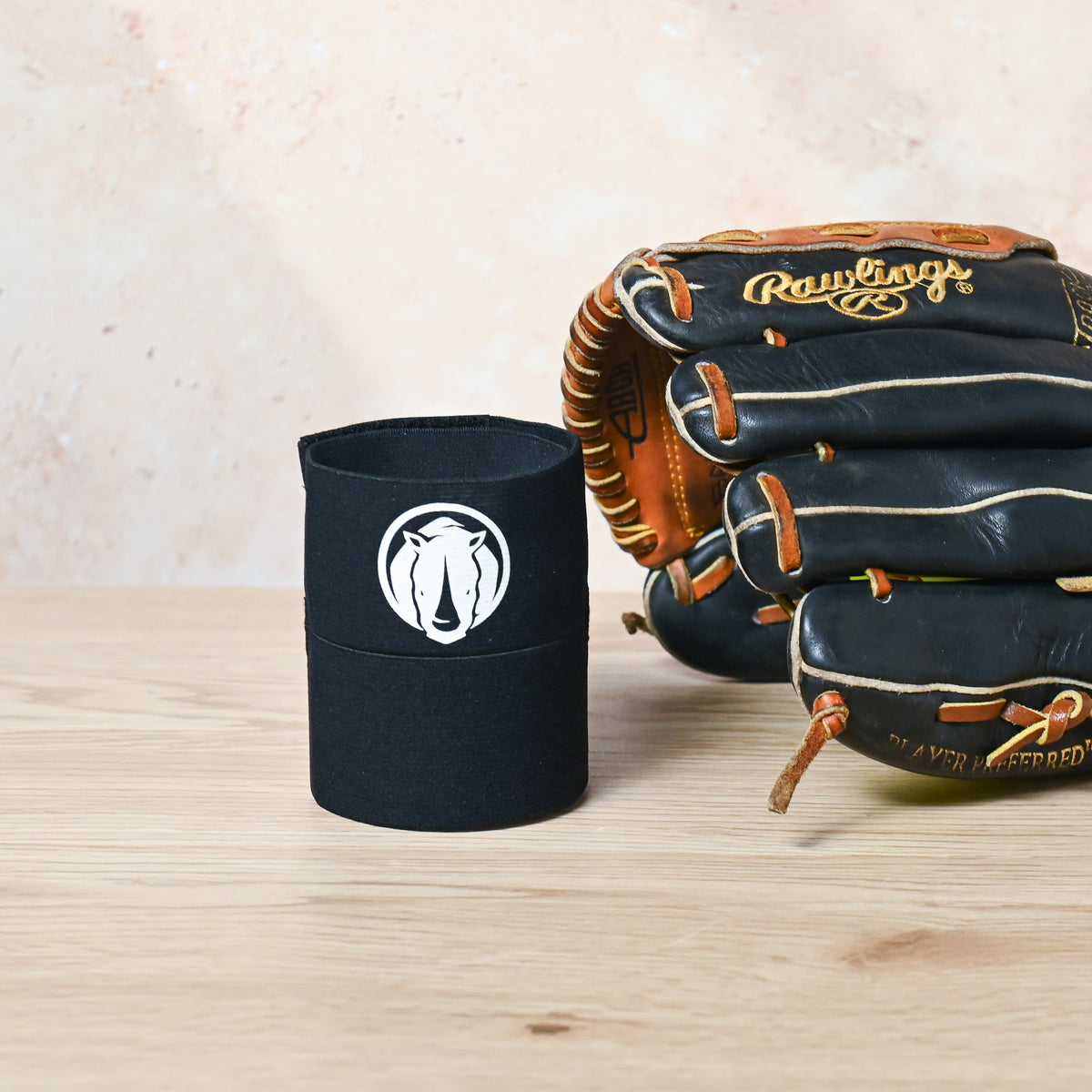 thumbnail image 2 of Rhino Wax - Baseball Glove Wrap With Velcro - Essential For A Baseball Glove Breaking In Kit - Creates The Perfect Cradle Shape For Any Size Baseball Or Softball Glove When Paired 2 of 14