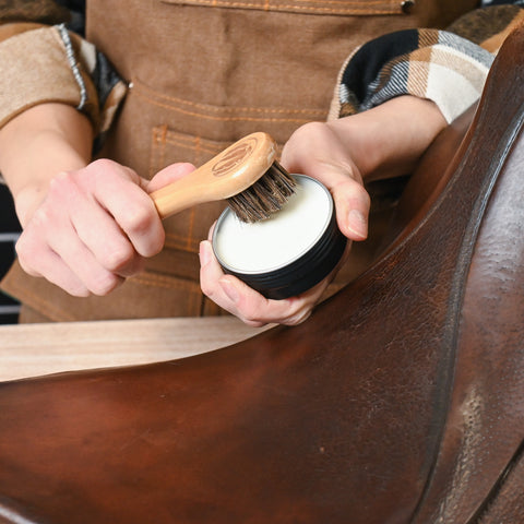 Saddle Soap for Leather Cleaning - 100% All Natural (4oz)