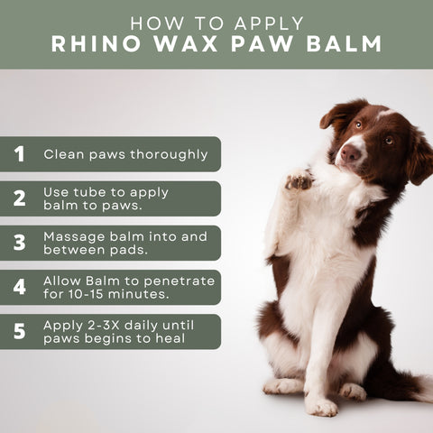 Dog Paw Balm - 100% Natural Dog Paw Protection (2 Pack)