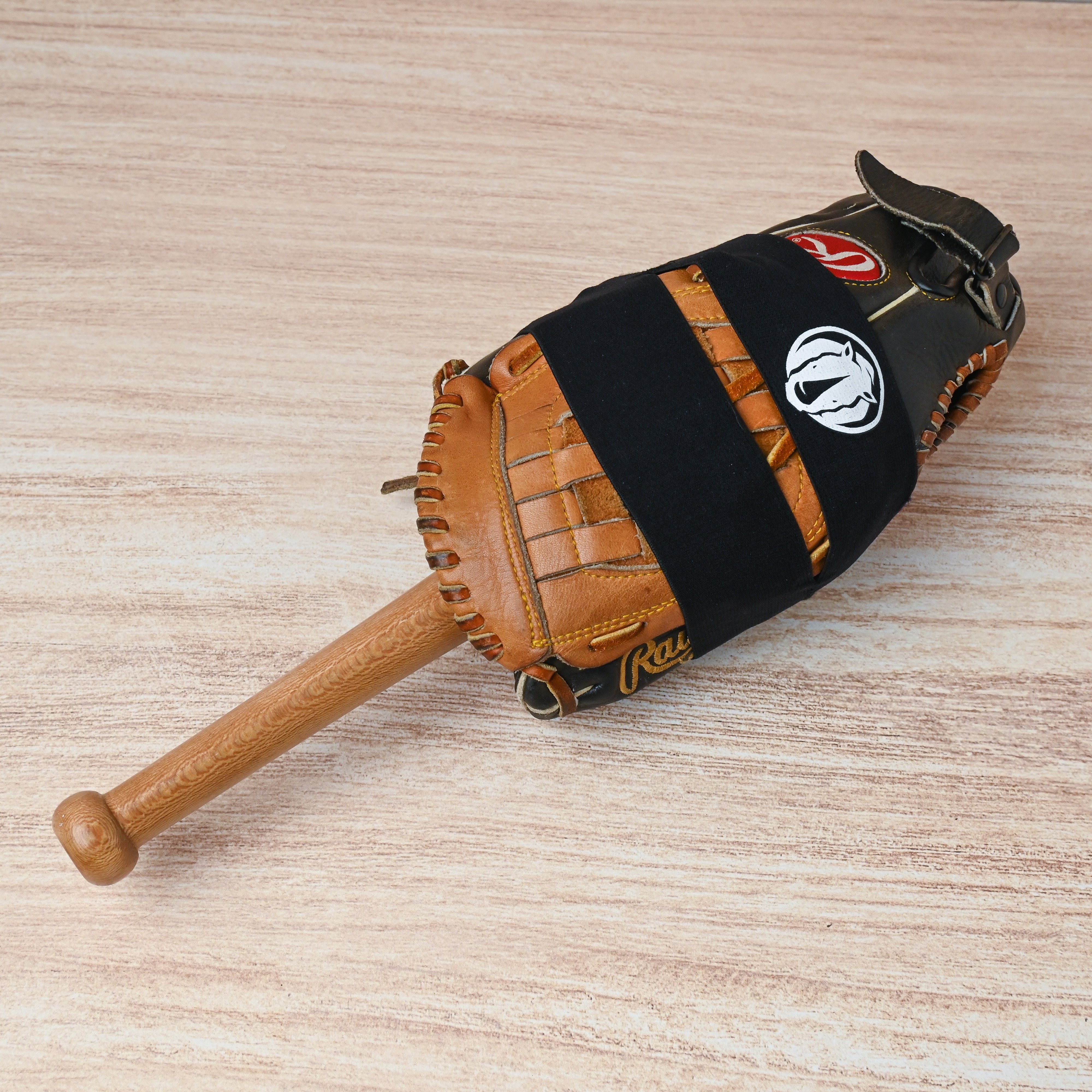 thumbnail image 2 of Rhino Wax - Baseball Glove Wrap With Velcro - Essential For A Baseball Glove Breaking In Kit - Creates The Perfect Cradle Shape For Any Size Baseball Or Softball Glove When Paired 2 of 14
