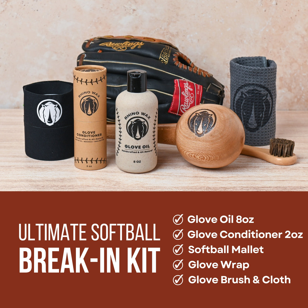 Softball Glove Ultimate Break In Kit