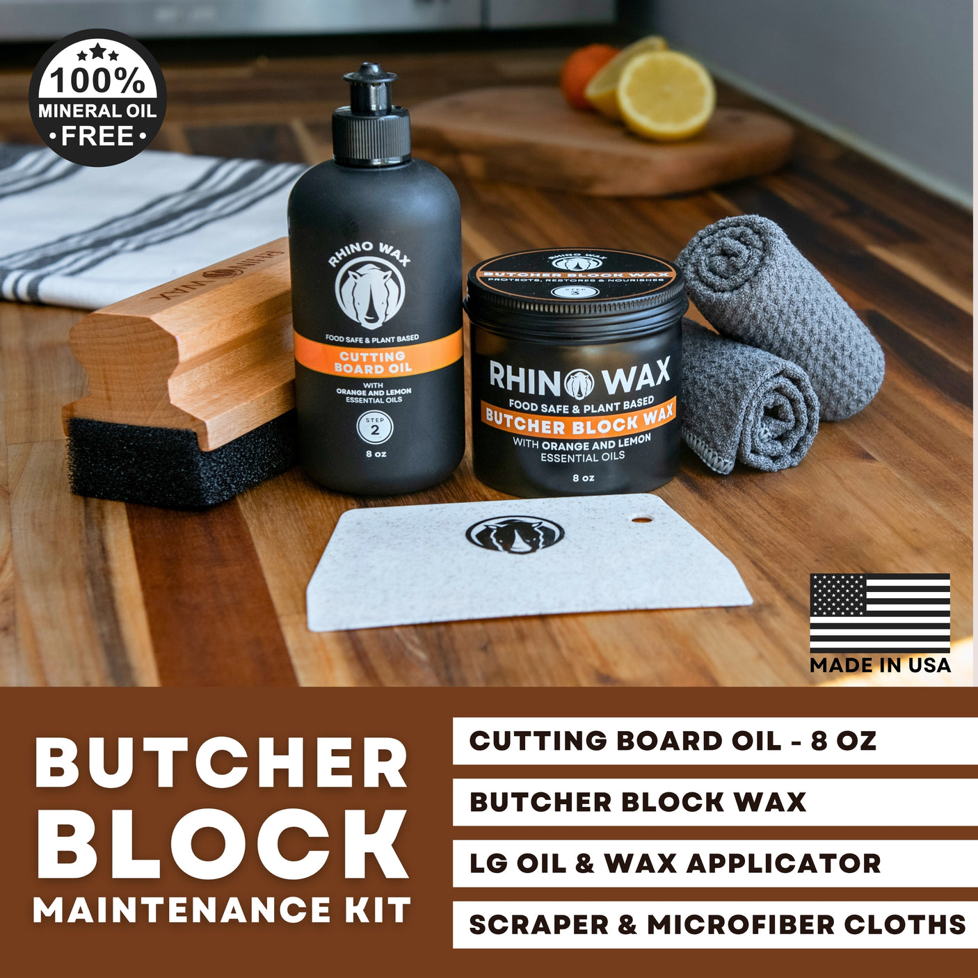 Butcher Block Maintenance Kit