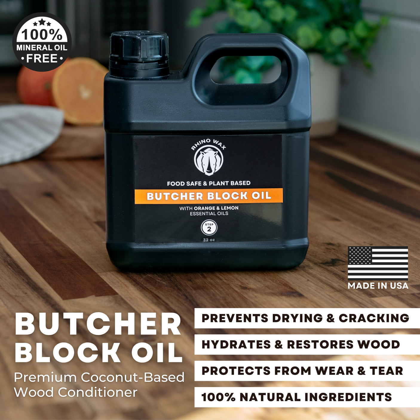 Butcher Block Oil - 32oz Refill