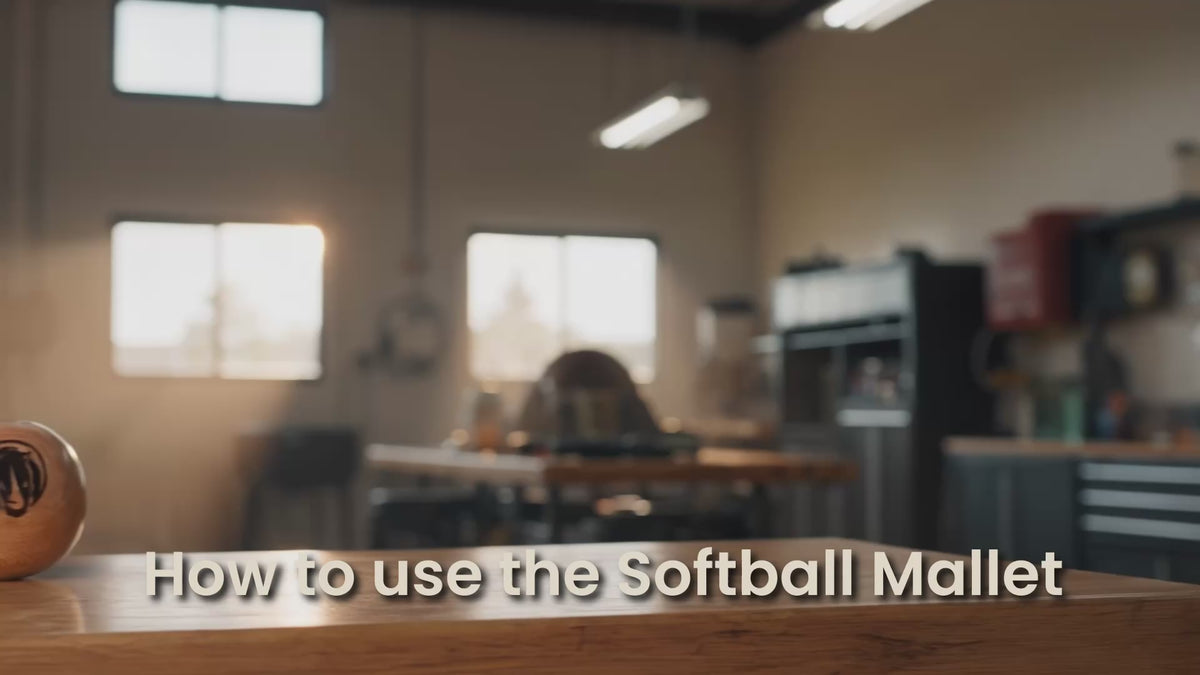 Softball Glove Mallet - Hardwood Maple Ball Glove Hammer