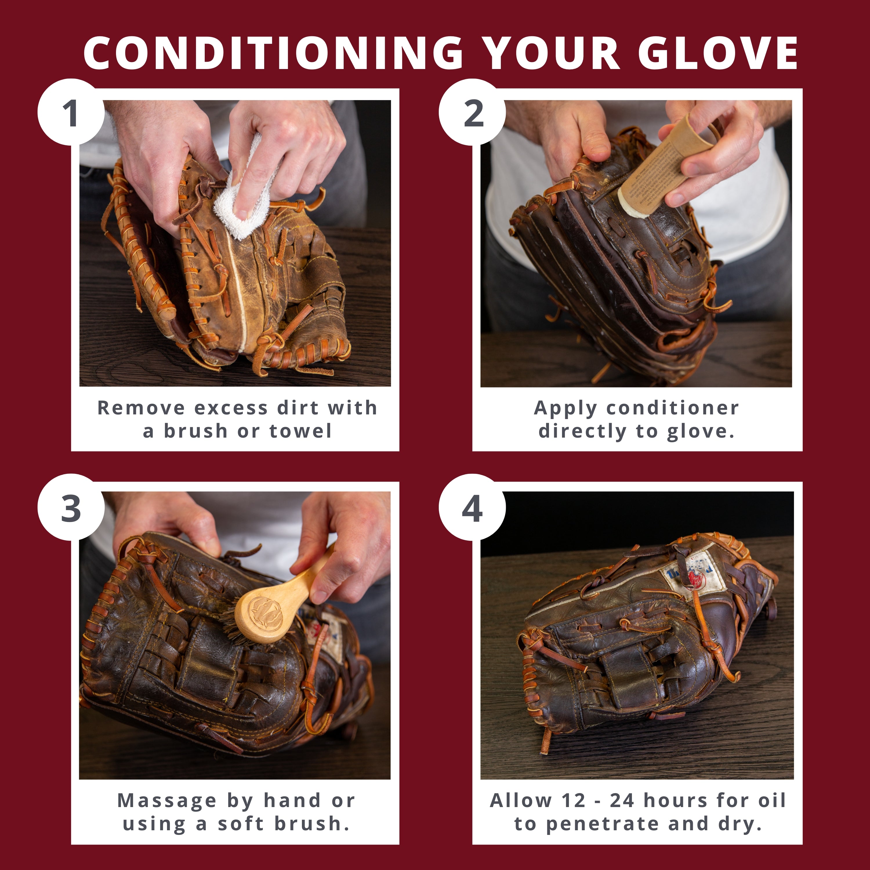 How To Condition Baseball Glove