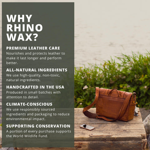 Rhino Wax - Saddle Soap for Leather Cleaning - 100% India